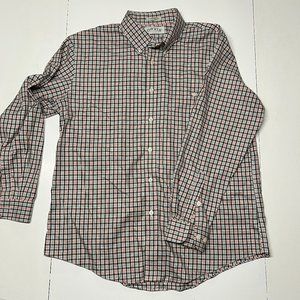Orvis Men’s Size XL Trim Fit Multicolor Plaid Check Button Collar Shirt